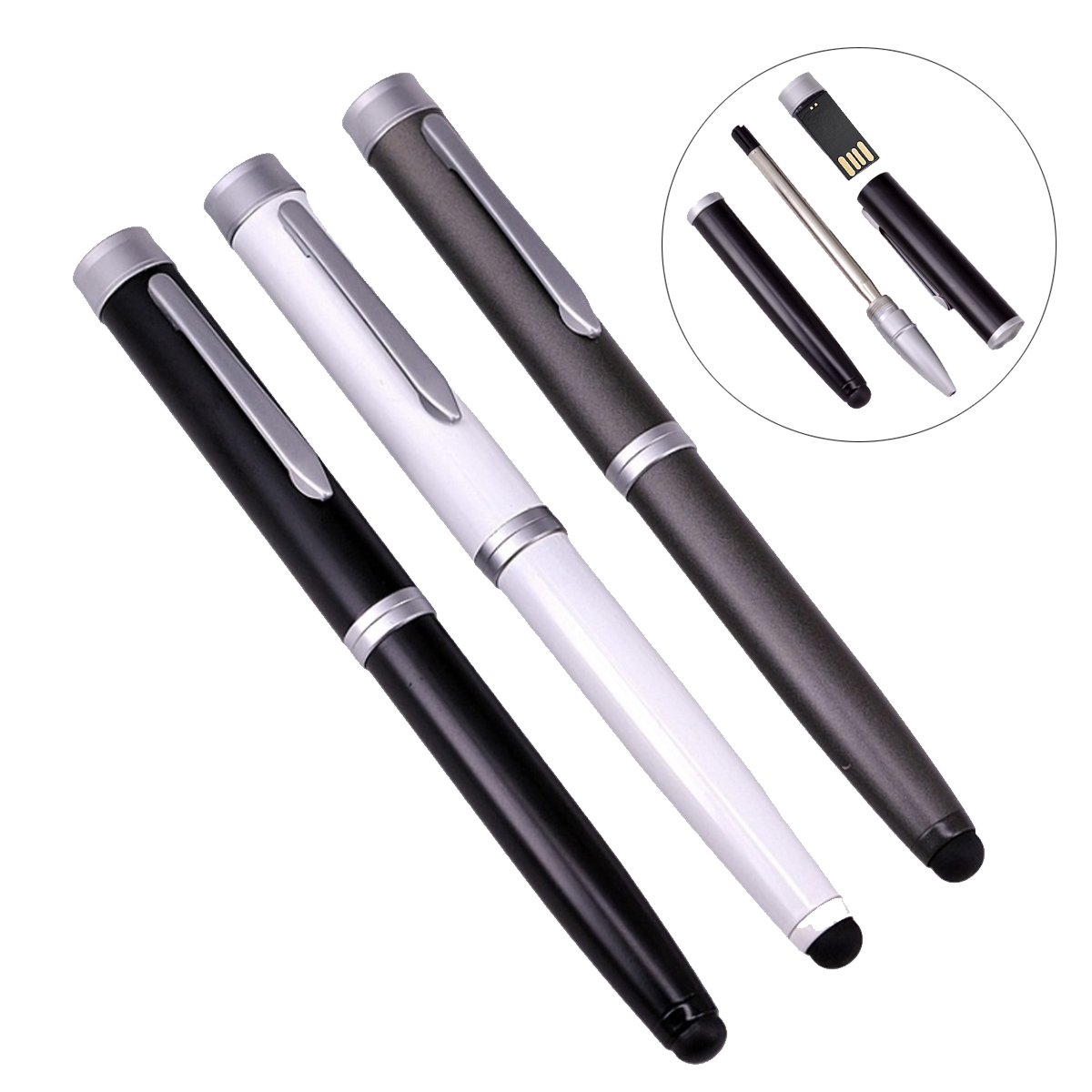 Executive USB Pen with Stylus